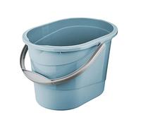 keeeper Seau de ménage Thies ovale 13 L, anse ergonomique, bec verseur, Nordic Blue