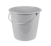 Seau de ménage 'erik', rond, 10 litres, nordic-grey