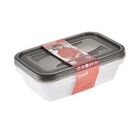 keeeper Set 3x Fredo Pot de conservation des aliments frais rectangulaire 2,4 l