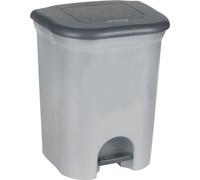 keeeper Step & Close' DUO poubelle à pédale, double compartiment, 2 x 11 litres