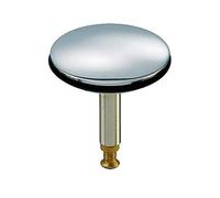 Keenberk Bouchon de vidange en laiton chromé dur et réglable en hauteur - Avec tige de levage - Pour évier, douche, baignoire - Diamètre : 43,8 mm
