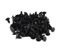 Keenso 100pcs Rivet Clips Plastique,Rivet Fixation Plastique Clips Agrafes Garniture de Porte de Voiture Attache de Fixation de Retenue