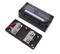 Keenso Boîte de Barre Omnibus Porte-fusible ANL, Bloc de Fusibles ANL 750A avec Couvercle et Indicateur LED, 4 Goujons de Borne M10, 12V à 48V DC pour Automobiles, Bateaux, Yachts et Marine