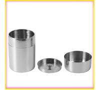 keenso Boîtes à thé Stainless Steel Tea Tins Canister Home Kitchen Canisters For Tea Coffee Sugar loisirs coffret S