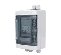 Keenso Boîtier de Combinaison Photovoltaïque, Disjoncteur 40A | IP65 étanche, compatible avec les câbles de 5 à 10 mm, conception efficace