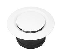 Keenso Conduit D'air Réglable pour une Ventilation Efficace de la Salle | Matériau ABS durable, Contrôle du flux d\'air rotatif, Conception peu encombrante, Idéal pour les bureaux, les écoles et