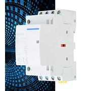Keenso Contacteur AC Domestique 4P 4NO 20A Montage sur Rail DIN (24V) | Montage sur rail 35 mm, bobine 24 V 220 V 230 V, matériau isolant, schéma de câblage, pas de bruit.