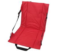 Keenso Coussin de Stade Pliable avec Dossier, Tissu Oxford 600D, 1 Pièce | Soutien Lombaire, Pliable et Portable, Poche de Rangement