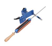 Keenso Couteau Fixe Aiguiseur Kit, Angle 15-40° | Alliage d\'aluminium, Manche en bois, Système d\'affûtage professionnel, Installation rapide
