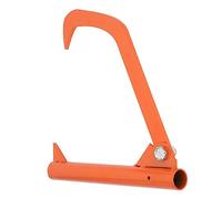 Keenso Crochet de Bûcheron en Acier Inoxydable 15,5 Pouces Orange | Construction en acier inoxydable, revêtement résistant à la rouille, outil de support en bois, facile à transporter,