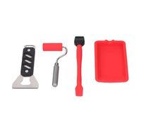 Keenso Ensemble D'applicateurs de Silicone, Brosse à Colle à Bois, Alliage D'aluminium Portable pour L'artisanat et le Travail du Bois, Kit de 4 Pièces