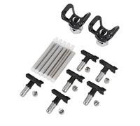 Keenso Ensemble de Buses de Pulvérisation sans Air pour Peinture Polyvalente, 6 Buses 211 315 417 517 523 621 avec Protections de Pointe et Filtres Noirs
