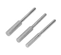 Keenso Ensemble de Pierres D'affûtage de Tronçonneuse, 30 Pièces, Outils de Meulage de Haute durabilité pour Meuleuse et Perceuse électriques