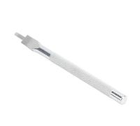 Keenso Ensemble D'outils de Poinçonnage à Dents, Ciseau à Laçage Durable en Acier Rapide pour L'artisanat du Cuir, Poignée Antidérapante Confortable, 1 ou 4 Unités (1 dent)