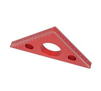 Keenso Équerre de Menuiserie en Aluminium, Angle 90 Degrés | Échelle claire, jauge de hauteur de mèche de toupie, configuration de scie à table, alliage d\'aluminium, menuiserie de