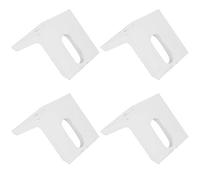 Keenso équerres de Fixation en L 90°, Attaches en Aluminium, Lot de 10