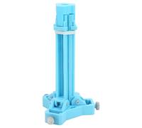 Keenso Flèche 3D Fletching Jig Outil de Liaison pour Fletching Portable à échelle Transparente Réglable pour Tiges de Flèche de 3,6 à 10 Mm (Bleu)