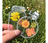 Keenso Fleurs Séchées Marque-pages, Lot de 30 Pièces (B)
