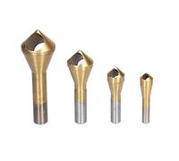 Keenso Foret à Lamper et ébavurer, 90° HSS | Conception efficace et peu encrassante, parfaite pour le bois, l\'acier et le plastique, 4 tailles