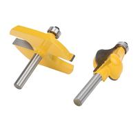 Keenso Fraise à Feuillure pour Rampe, Queue de 8 Mm, Lot de 2