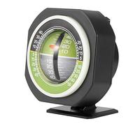 Keenso Inclinomètre de Voiture, Jauge de Pente de Haute Précision avec Angle Réglable et Lumière LED Intégrée pour la Conduite de Nuit, Compteur D'inclinaison du Véhicule