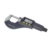 Keenso Jauge de Précision à Pied à Coulisse Micromètre Numérique 0,001 Mm pour Mécaniciens et Amateurs, Matériau en Alliage Robuste, Plage 0-25 Mm (0-25mm)