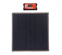 Keenso Kit de Panneaux Solaires Portables 15W, Chargeur USB Léger en Silicium Monocristallin pour Activités de Plein Air et Voyages