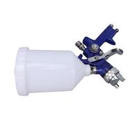 Keenso Kit de Pistolet Pulvérisateur HVLP pour Une Peinture Efficace des Automobiles et des Meubles, Buse de 1,4 Mm, Tasse de 600 CC, Conception Facile à Nettoyer