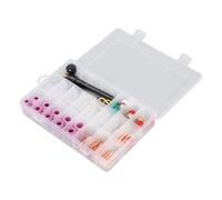 Keenso Kit de Torche de Soudage TIG 81 Pièces avec Accessoires de Haute qualité pour WP17 18 26 Ensemble D'outils pour le Soudage Professionnel