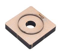 Keenso Matrice de Découpe Circulaire de 65 Mm avec Finition Brillante pour le Cuir et L'artisanat, Coupe-poinçon Rond en Acier allié, Coupes Durables et Précises