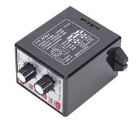 Keenso Minuterie Relais AC110V 220V Double Plage Bouton | CMOSIC, économie d\'énergie, synchronisation stable, entrée 50 60 Hz, contrôle sur rail DIN, AC110V 220V