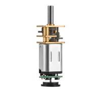 Keenso Moteur à Courant Continu avec Encodeur, 6V 2W Engrenage Magnétique | Utilisation hybride, Faible vitesse, Bobine de cuivre, Métal durable