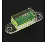 Keenso Niveau à Bulle avec Trous de Montage 5,5 Cm | Corps en acrylique ABS, lecture claire, flacon vert, balance électronique, plateforme de caméra
