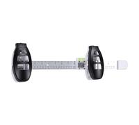Keenso Niveau à Bulle pour Marquage D'accrochage de Tableau, Lot de 2 | Positionnement précis des ongles, cadre ABS, alignement, Guide de niveau à bulle, cloison sèche, brique en béton,