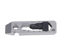 Keenso Pocket Tool 6.7cm Acier Inoxydable Acier Carbone | ouvre-bouteille, clé hexagonale, tournevis plat, tournevis cruciforme, balance calibrée, trou de serrure, cloueuse,