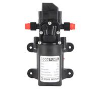 Keenso Pompe à Eau Haute Pression, DC 12V 5 L/Min Pompe à Eau Diaphragme Pompe de Pulvérisateur à Amorçage Automatique 116 PSI avec Pinces pour Bateau de Plaisance RV Camping Car