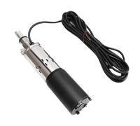 Keenso Pompe de Puits Profond en Acier Inoxydable 12V, Pompe à Eau Submersible Durable pour une Levée éLevée de 30m, Adaptée aux Puits Profonds de 1 Pouce