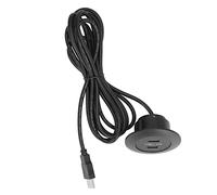Keenso Prise de charge USB pour canapé, deux ports USB, protection de circuit, montage encastré pour un usage domestique (noir)