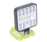 Keenso Projecteur LED 1800lm pour Outils Ryobi | Construction en alliage de zinc, Éclairage polyvalent, Large zone d\'éclairage, Compatible avec une batterie 18 V, Portable