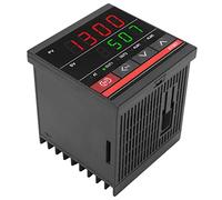 Keenso Régulateur de Température PID, Double Affichage, 100-240VAC | Contrôle du chauffage et du refroidissement, 10 types de thermocouples, fonction de réglage automatique