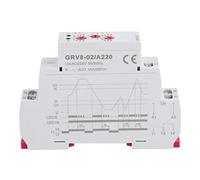 Keenso Relais de Surveillance de Tension Monophasé Surveillance de Surtension AC/DC pour Le Protecteur de Séquence de Phases GRV8-02(GRV8-02/A220)