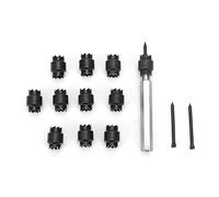 Keenso Spot Weld Cutter 3/8 Pouce Double Face | Mèche à métaux, tige hexagonale, séparation des panneaux, utilisation d\'une perceuse, kit de 13 pièces