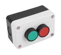 Keenso Station de Commutation à Bouton-poussoir NO NC, Boîte de Commutation de Démarrage et D'arrêt Durable pour Chantier de Construction, étanche 1 Pièce