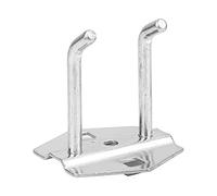 Keenso Support de Rangement pour Outils Matériel, Ensemble de Crochets pour Panneau perforé en Acier Haute Résistance pour Atelier de Garage 5 Pièces (50*￠6mm)