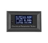 Keenso Testeur de Paramètres électriques écran OLED 7 en 1 Multifonction | Tension, courant, puissance, énergie, capacité, durée de fonctionnement, température, moniteur de panneau