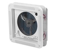 Keenso Ventilateur de Toit pour Camping-car ABS 14,2 X 14,2 X 4,8 Pouces, Flux d'air Réversible à 10 Pales avec Couvercle Léger et en Acier Inoxydable pour Camping-car, Remorque, Salle de Bain,