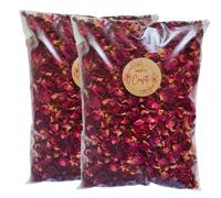 KEEP IT Confettis de mariage écologiques et biodégradables | 2 litres (20 invités) | Pétales de rose séchées | Confettis 100 % naturels | Confettis biodégradables | Fabrication de bougies pot-pourri