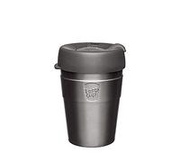 KeepCup Nitro Tasse à café thermique réutilisable en acier inoxydable | Tasse de voyage avec couvercle résistant aux éclaboussures, joint sous vide, sans BPA, qualité Barista | Taille M | 340 ml