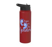 Keeper Of The Gender Reveal Baby Party Stainless Steel Insulated Water Bottle