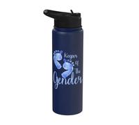 Keeper Of The Gender Reveal Baby Party Stainless Steel Insulated Water Bottle